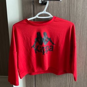 Cropped kappa sports t